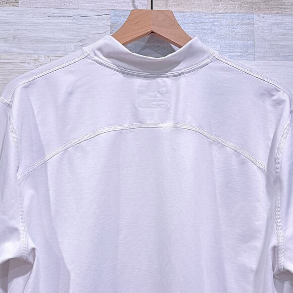 Utah Utes Under Armour ColdGear Fitted Mock Neck Top White Football Mens Large - Picture 5 of 8